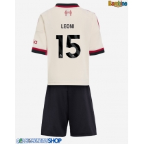 Maglie da calcio Liverpool Giovanni Leoni #15 Seconda Maglia Bambino 2025-26 Manica Corta + Pantaloni corti)